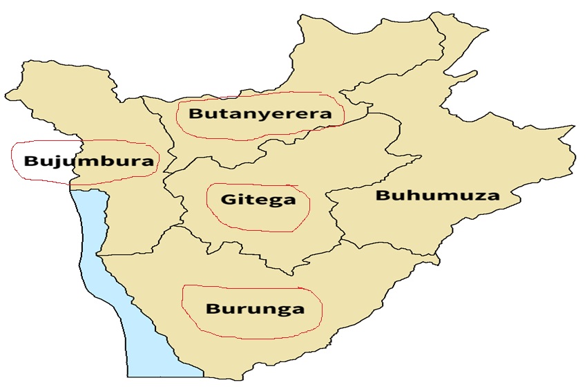 Burundi : neuf personnes tuées en une semaine dans quatre provinces 